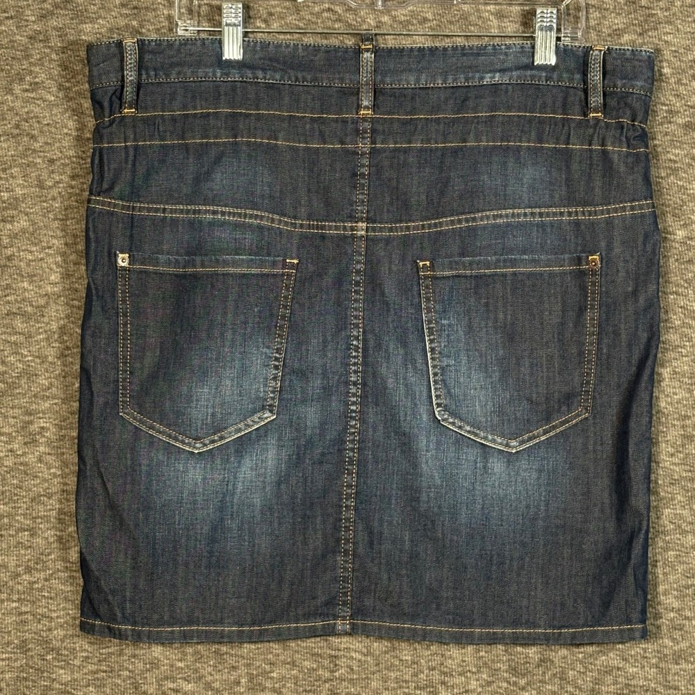 DSQUARED2 Denim Mini Skirt Women's Size 42 US 6 Dark Wash - Picture 7 of 16